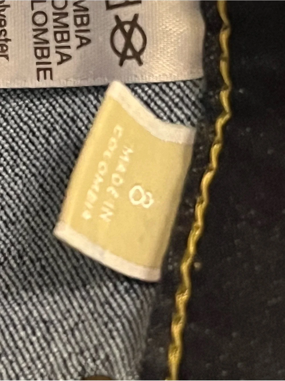 Michael Kors Dark Wash High Rise Flare Jeans Front Patch Pockets Size 8